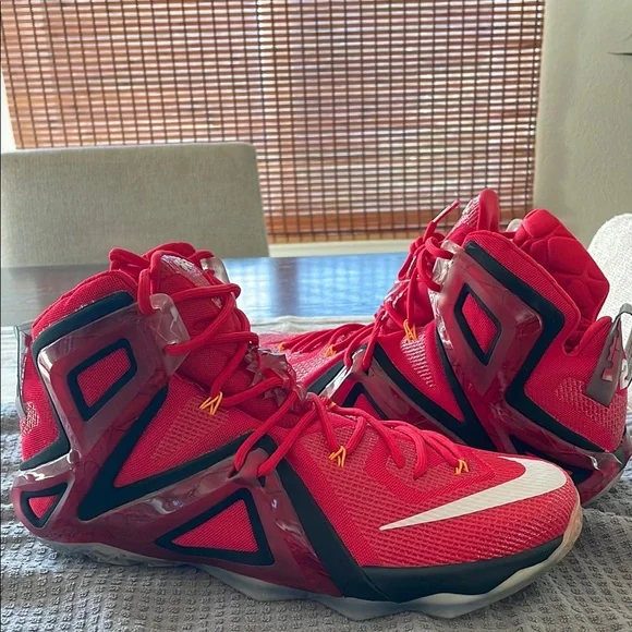 Nike Zoom Lebron XII 12 Elite Team University Red 724559-618 Sz 13 - Picture 1 of 7
